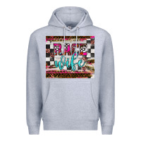 Heather Grey race wife Premium Hoodie - JahusDesignShop