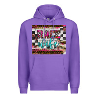 Purple race wife Premium Hoodie - JahusDesignShop