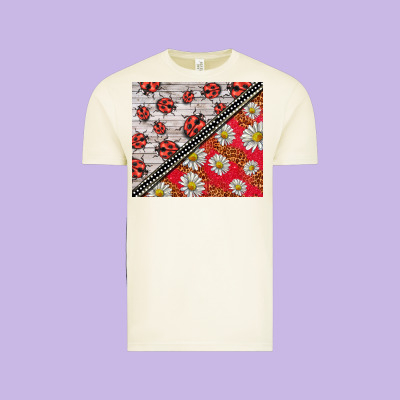 Ladybug Vintage Tee Designed By Barkaloodesign