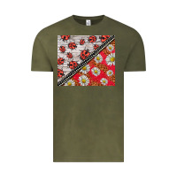 Vintage Olive ladybug Vintage Tee - BarkalooDesign
