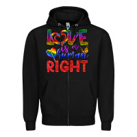 Black Love İs a Human Right Zipper Hoodie - BundleAndBundleShop