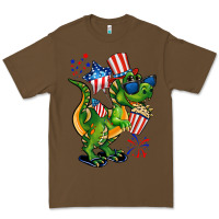 Cacao 4th of July T-Rex Premium Tee - CowGirlArtShop