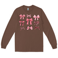 Chestnut pink ribbons Long Sleeve Tee - MaliasSmallBusiness