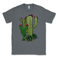 Charcoal Heather cactus Classic Tee - Jasminsmagicworld