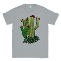 Heather Grey cactus Classic Tee - Jasminsmagicworld
