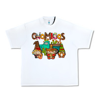 White gnomigos Urban Heavy Tee - AdoDesignShop
