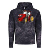 Cloud Black western farm tractor red Vintage Hoodie - Artiststas
