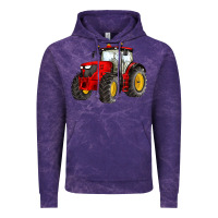 Cloud Purple western farm tractor red Vintage Hoodie - Artiststas