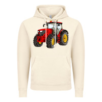 Vintage Artic western farm tractor red Vintage Hoodie - Artiststas