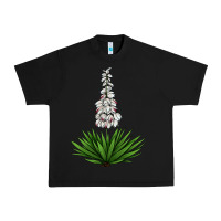 Black Yucca Flower IIIustrations Urban Heavy Tee - LillyAllenDesigns