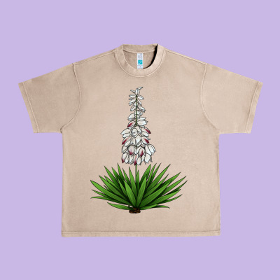 Yucca Flower Iiiustrations Urban Heavy Tee Designed By Lillyallendesigns