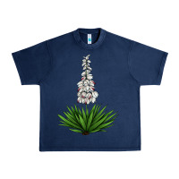 Navy Yucca Flower IIIustrations Urban Heavy Tee - LillyAllenDesigns
