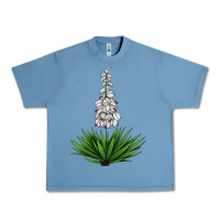 Pebble Blue Yucca Flower IIIustrations Urban Heavy Tee - LillyAllenDesigns