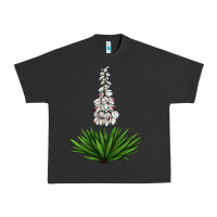 Pigment Black Yucca Flower IIIustrations Urban Heavy Tee - LillyAllenDesigns