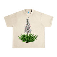 Sandshell Yucca Flower IIIustrations Urban Heavy Tee - LillyAllenDesigns