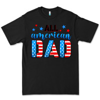 Black All American dad Premium Tee - Neo Western