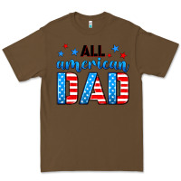 Cacao All American dad Premium Tee - Neo Western