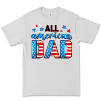 Dove Grey All American dad Premium Tee - Neo Western