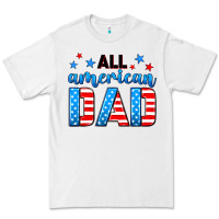 White All American dad Premium Tee - Neo Western
