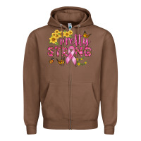 Chestnut pretty strong Zipper Hoodie - BundleAndBundleShop