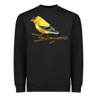 Black American Goldfinch Heavyweight Sweatshirt - LillyAllenDesigns