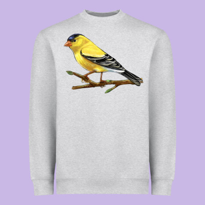 American Goldfinch Heavyweight Sweatshirt Designed By Lillyallendesigns