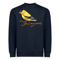 Navy American Goldfinch Heavyweight Sweatshirt - LillyAllenDesigns