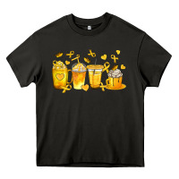 Asphalt Childhood Cancer Coffee Cups Heavy Core Tee - texasbilliewilder
