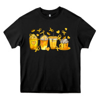 Black Childhood Cancer Coffee Cups Heavy Core Tee - texasbilliewilder