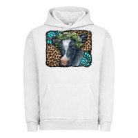 Pigment Lunar Rock Floral Cow Leopard Gemstone Urban Hoodie - CowCowDesign