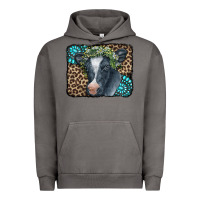 Pigment Tornado Floral Cow Leopard Gemstone Urban Hoodie - CowCowDesign