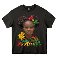 Asphalt juneteenth african girl Heavy Core Tee - BarkalooDesign