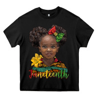 Black juneteenth african girl Heavy Core Tee - BarkalooDesign
