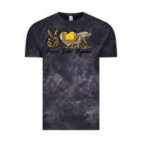 Cloud Black Peace Love Hyenas Vintage Tee - LillyAllenDesigns