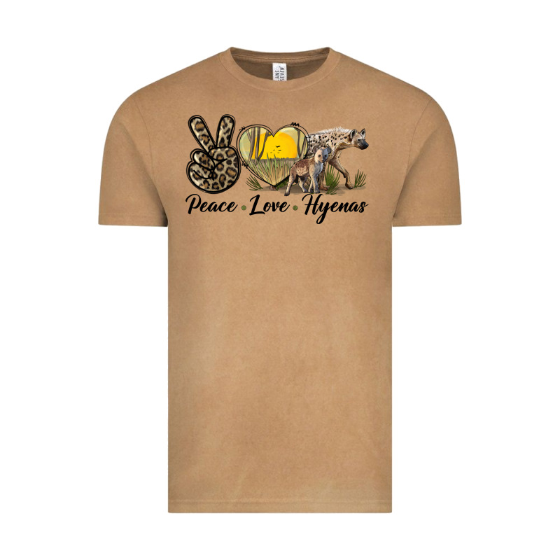 Peace Love Hyenas Vintage Tee by LillyAllenDesigns | Teevron