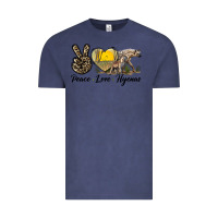 Vintage Denim Peace Love Hyenas Vintage Tee - LillyAllenDesigns
