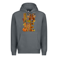 Rock Love fall cow Premium Hoodie - NancyCooperArtShop