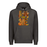 Smoke Love fall cow Premium Hoodie - NancyCooperArtShop
