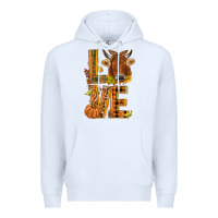 White Love fall cow Premium Hoodie - NancyCooperArtShop