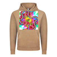 Vintage Coffee tie dye floral seamless pattern Vintage Hoodie - BundleAndBundleShop