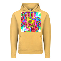 Vintage Mustard tie dye floral seamless pattern Vintage Hoodie - BundleAndBundleShop