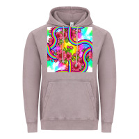 Vintage Zinc tie dye floral seamless pattern Vintage Hoodie - BundleAndBundleShop