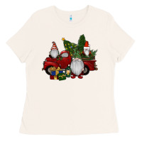Bone christmas gnomes with truck Ladies Tee - RanaPortraitStore