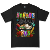 Black School driver bus Premium Tee - CowhideDigitalArt
