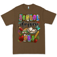 Cacao School driver bus Premium Tee - CowhideDigitalArt