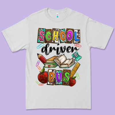 School Driver Bus Premium Tee Designed By Cowhidedigitalart