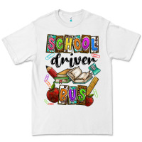 White School driver bus Premium Tee - CowhideDigitalArt