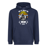 Navy Best Buckin Mom Ever Heavyweight Hoodie - Bettercallsaul