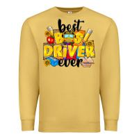 Antique Gold best bus driver ever Premium Sweatshirt - NancyCooperArtShop