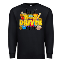 Black best bus driver ever Premium Sweatshirt - NancyCooperArtShop